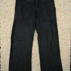 Patagonia Size XS Black Fleece Womens Sweatpants Pants Joggers Drawstrings